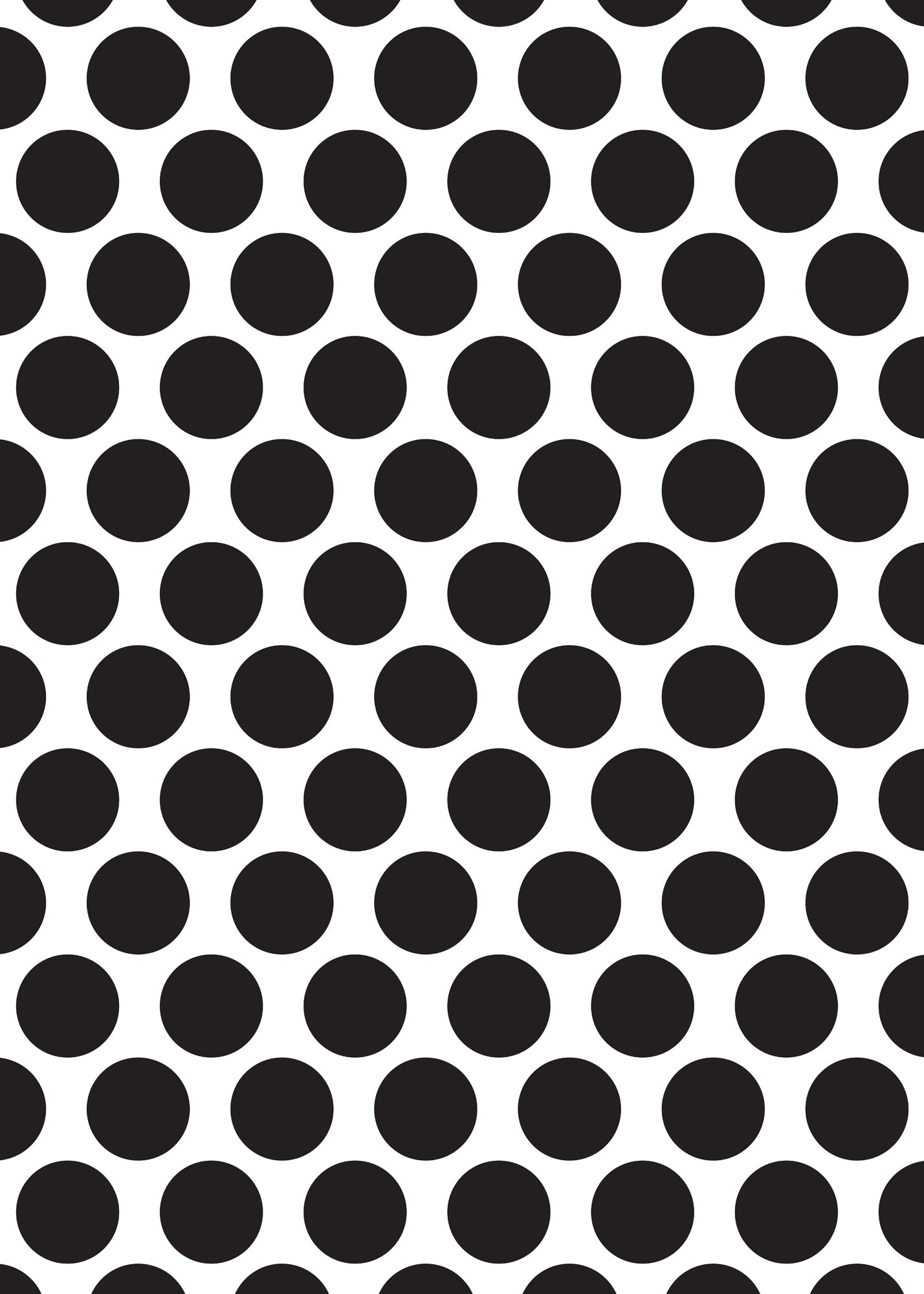 Black Polka Dots on White Background Backdrop